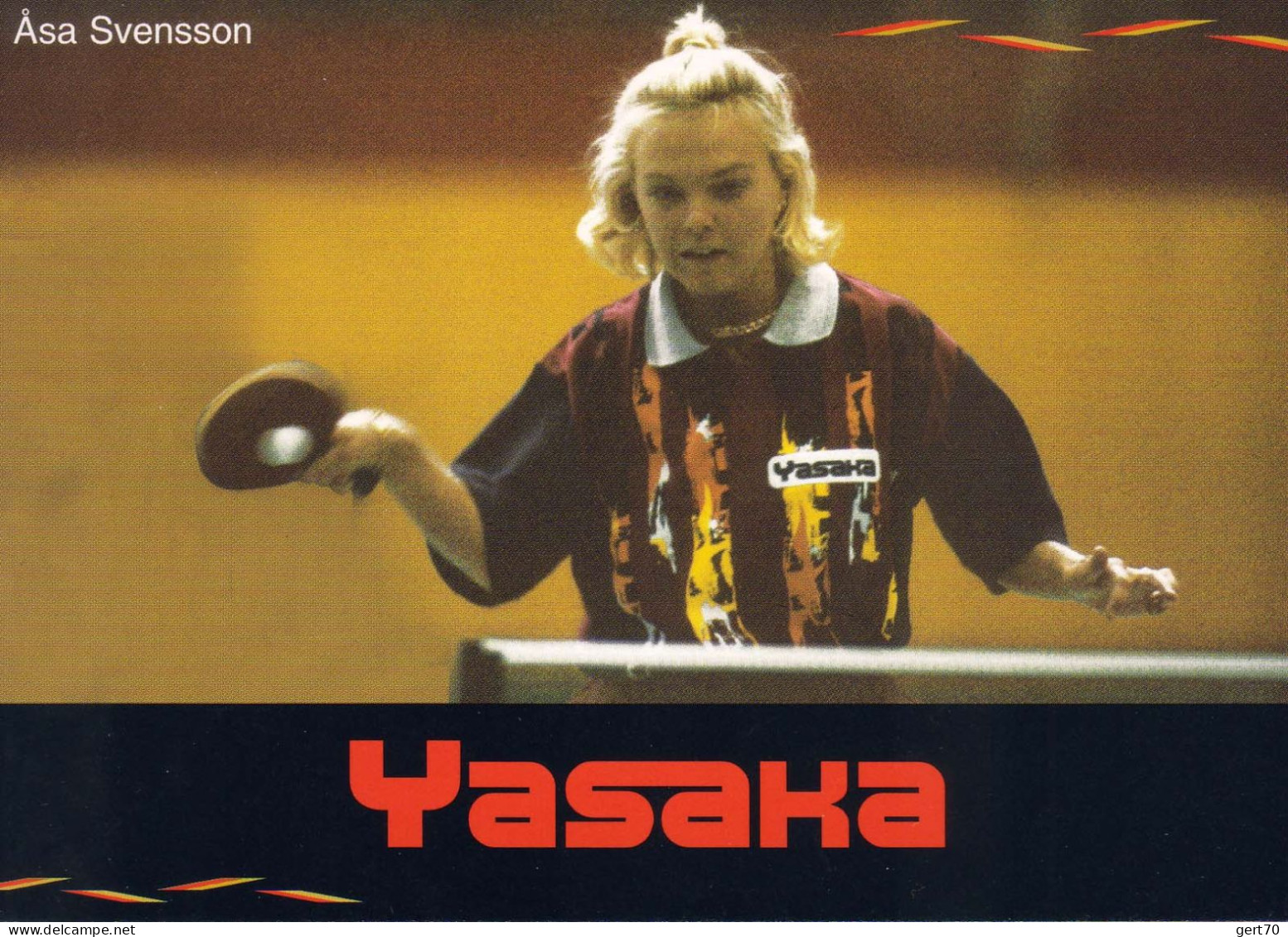 Sweden / Suède, Asa Svensson - Tennis De Table