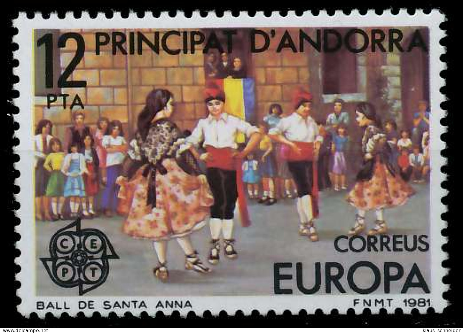 ANDORRA SPANISCHE POST 1980-1989 Nr 138 Postfrisch X5A0046 - Ungebraucht