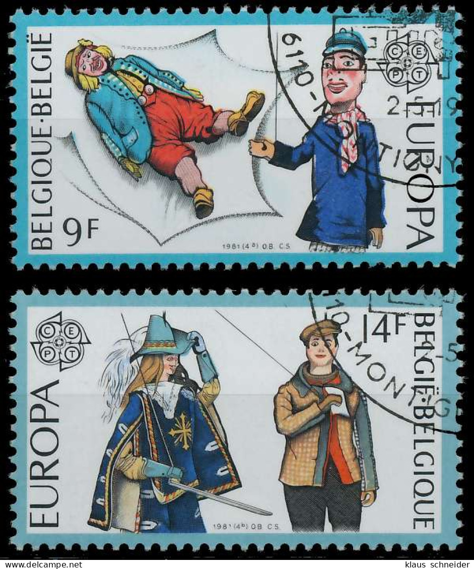 BELGIEN 1981 Nr 2058-2059 Gestempelt X5A0076 - Used Stamps