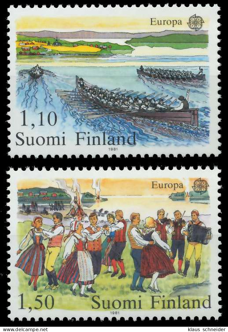 FINNLAND 1981 Nr 881-882 Postfrisch S1CB42A - Ungebraucht