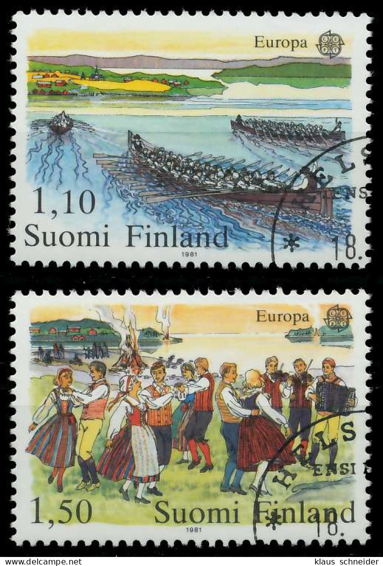 FINNLAND 1981 Nr 881-882 Gestempelt X5A0156 - Used Stamps