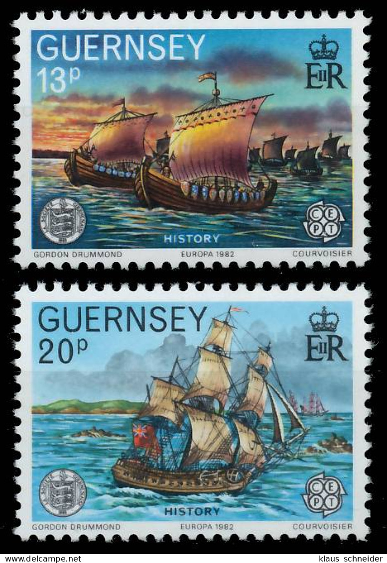 GUERNSEY 1982 Nr 246-247 Postfrisch S1E4D36 - Guernesey