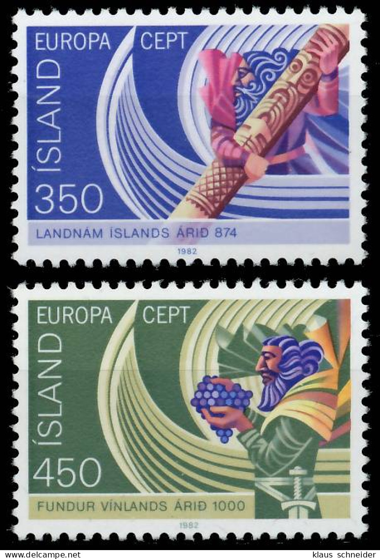 ISLAND 1982 Nr 578-579 Postfrisch S1E4DD6 - Nuevos