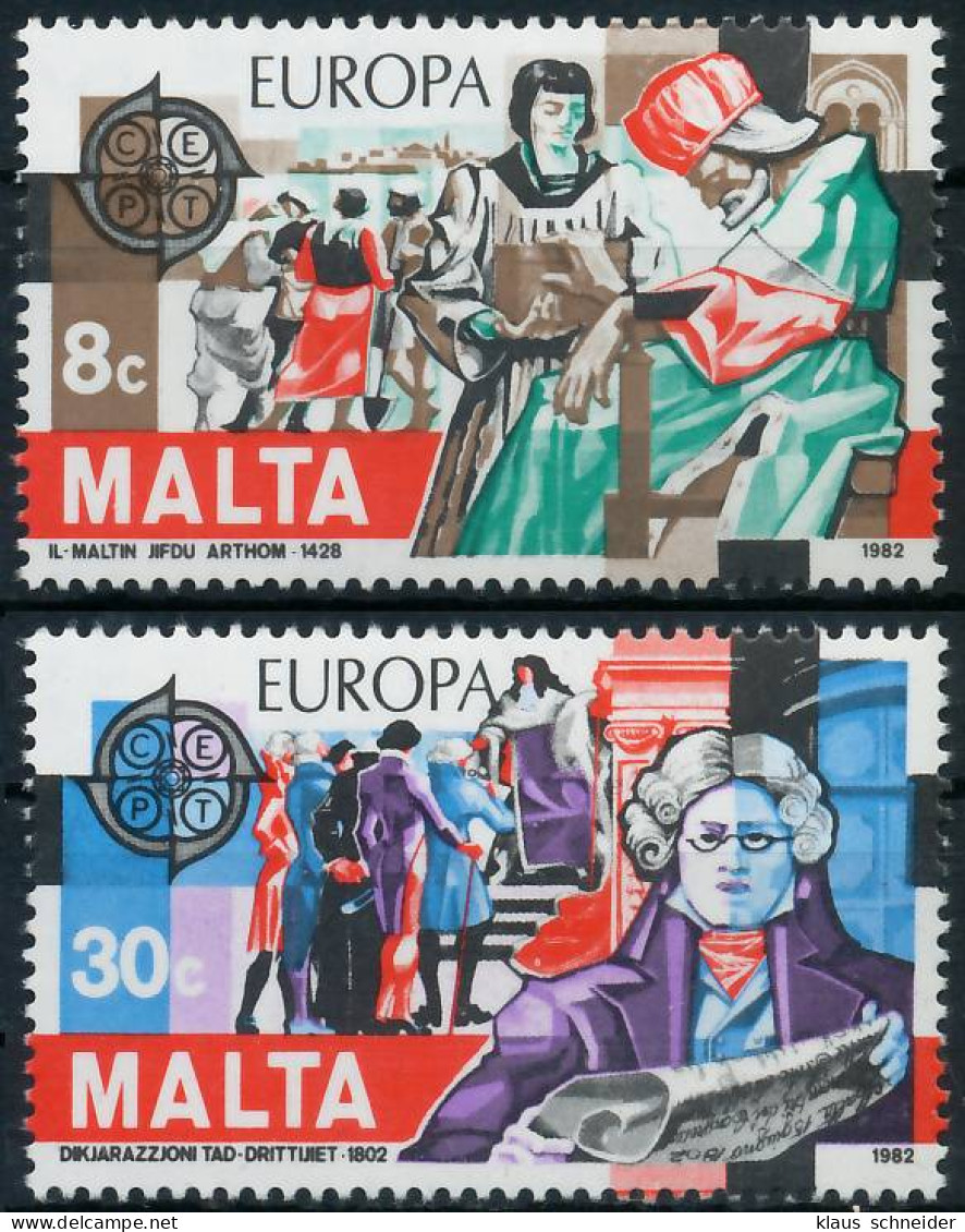 MALTA 1982 Nr 661-662 Postfrisch S1E4E82 - Malta