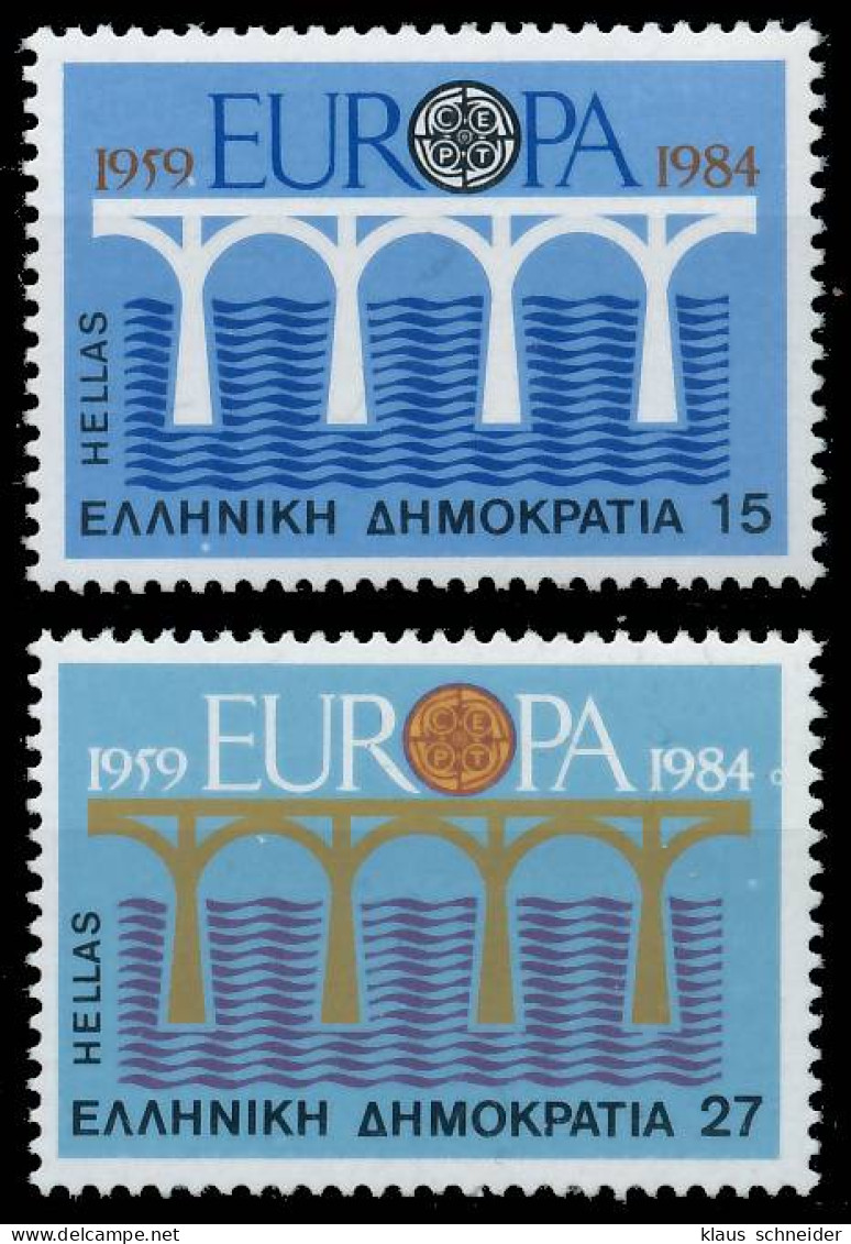 GRIECHENLAND 1984 Nr 1555-1556 Postfrisch S1E9662 - Unused Stamps