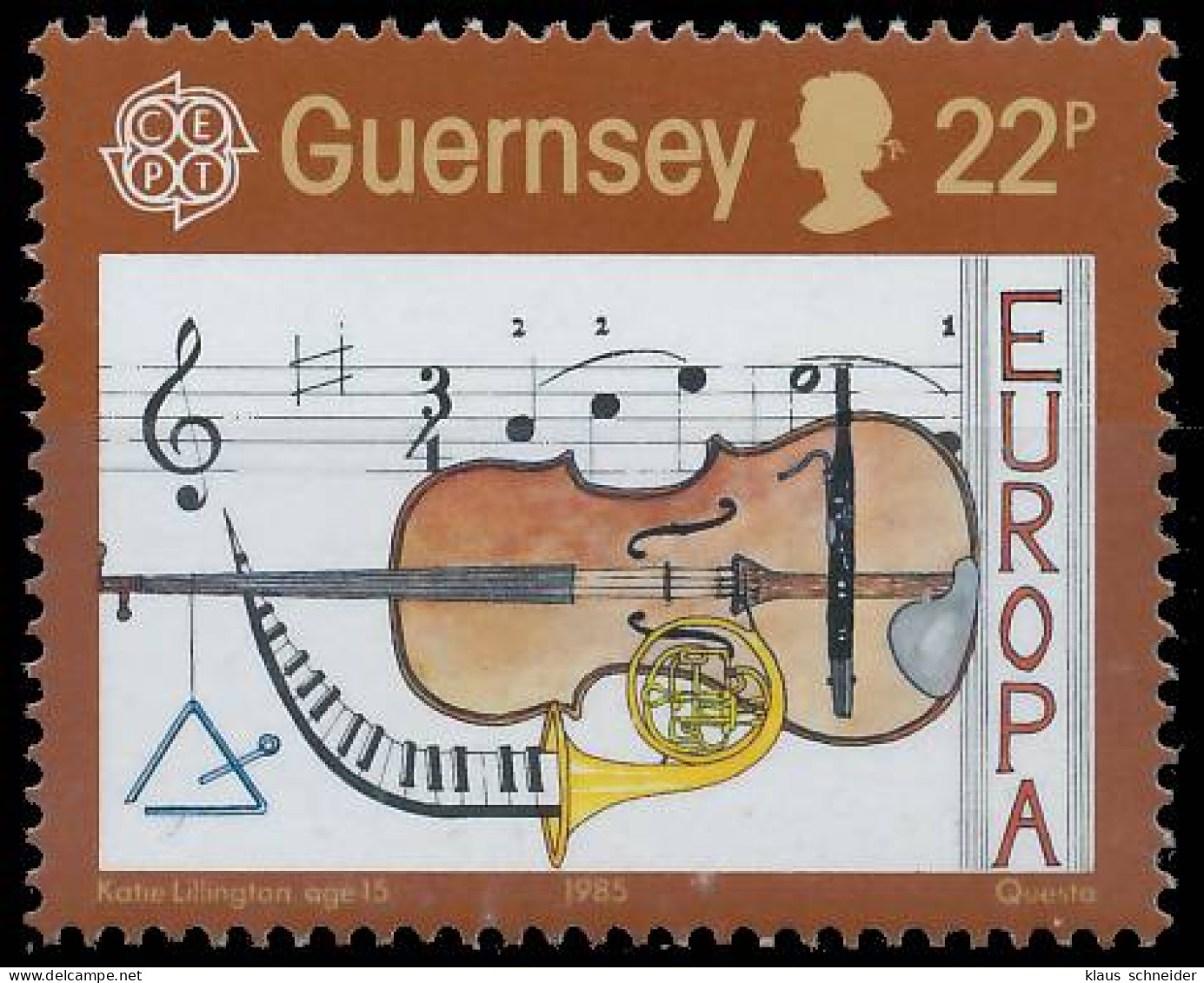 GUERNSEY 1985 Nr 323 Postfrisch X5BEAFA - Guernesey