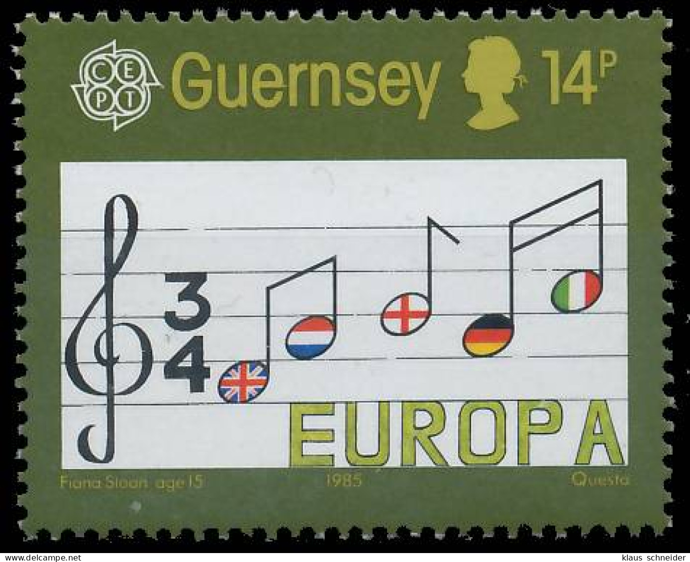 GUERNSEY 1985 Nr 322 Postfrisch X5BEAF6 - Guernesey