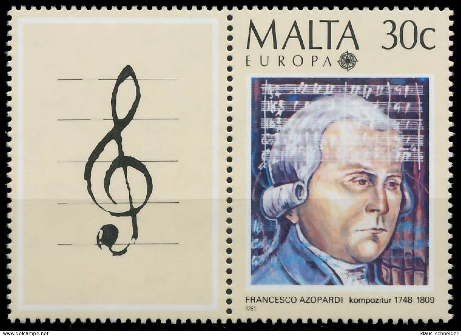 MALTA 1985 Nr 727ZfL Postfrisch WAAGR PAAR X5BEC22 - Malta