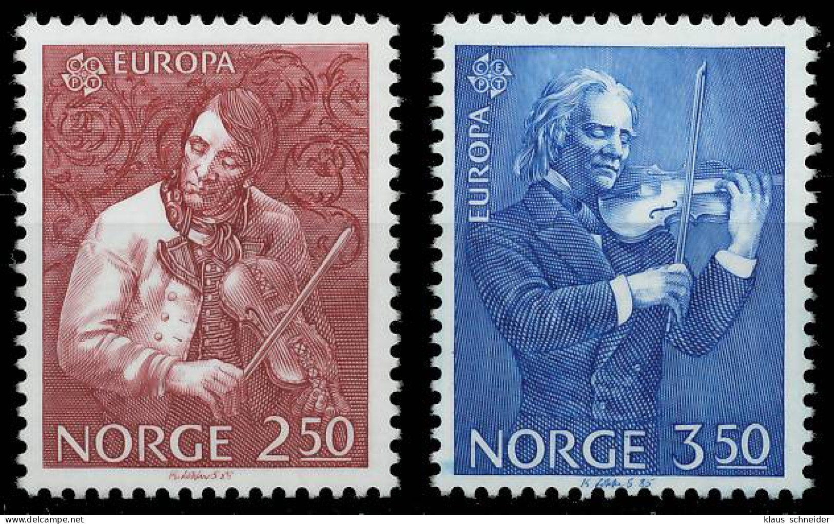 NORWEGEN 1985 Nr 926-927 Postfrisch X5BEC66 - Unused Stamps