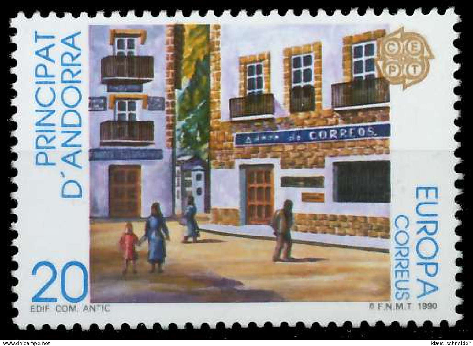 ANDORRA SPANISCHE POST 1990-2000 Nr 214 Postfrisch S1FD526 - Unused Stamps