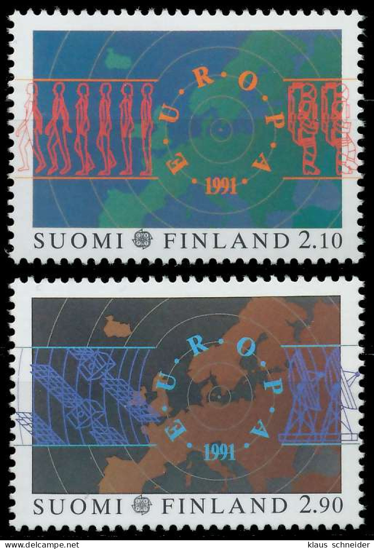 FINNLAND 1991 Nr 1144-1145 Postfrisch S201302 - Ongebruikt