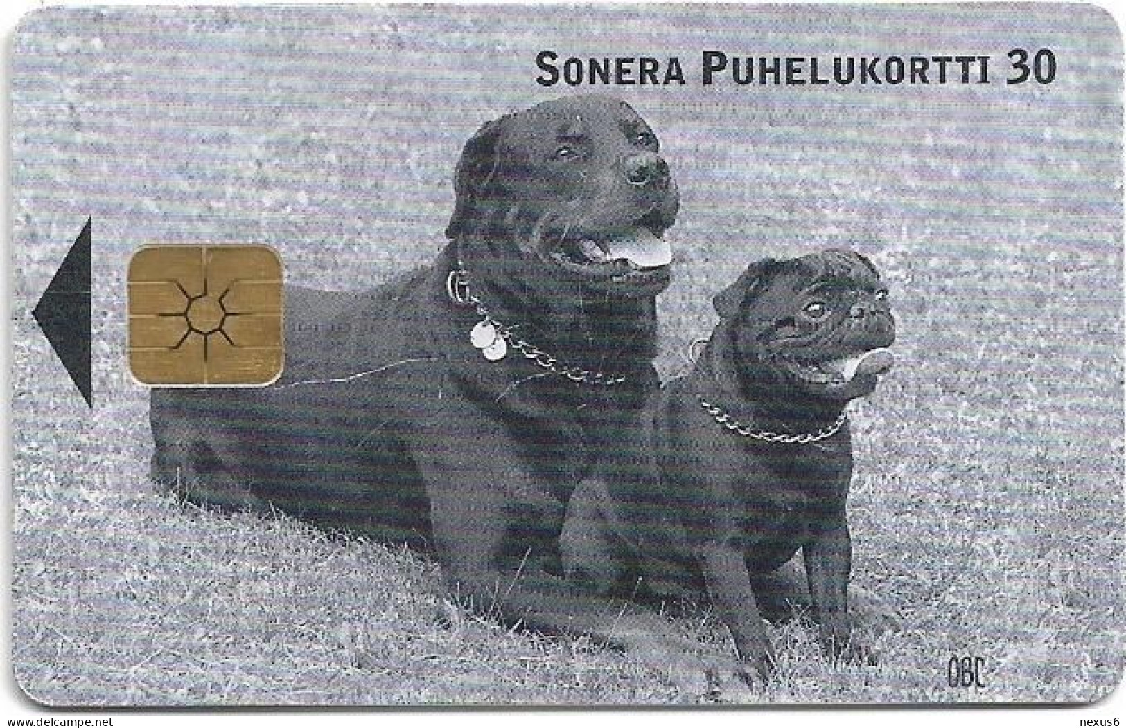 Finland - Sonera (Chip) - D Series - Buddies, Dogs, 04.2000, 30Mk, 20.000ex, Used - Finnland