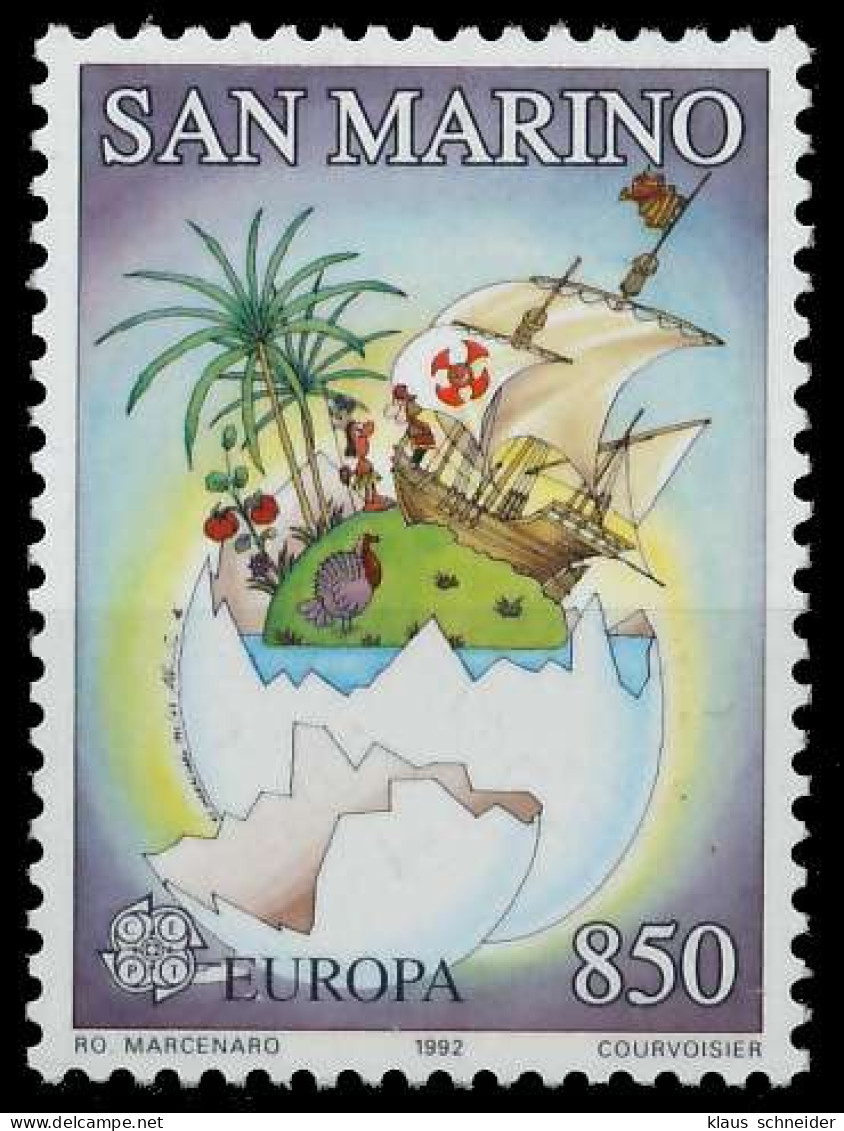 SAN MARINO 1992 Nr 1509 Postfrisch S2075EE - Ongebruikt