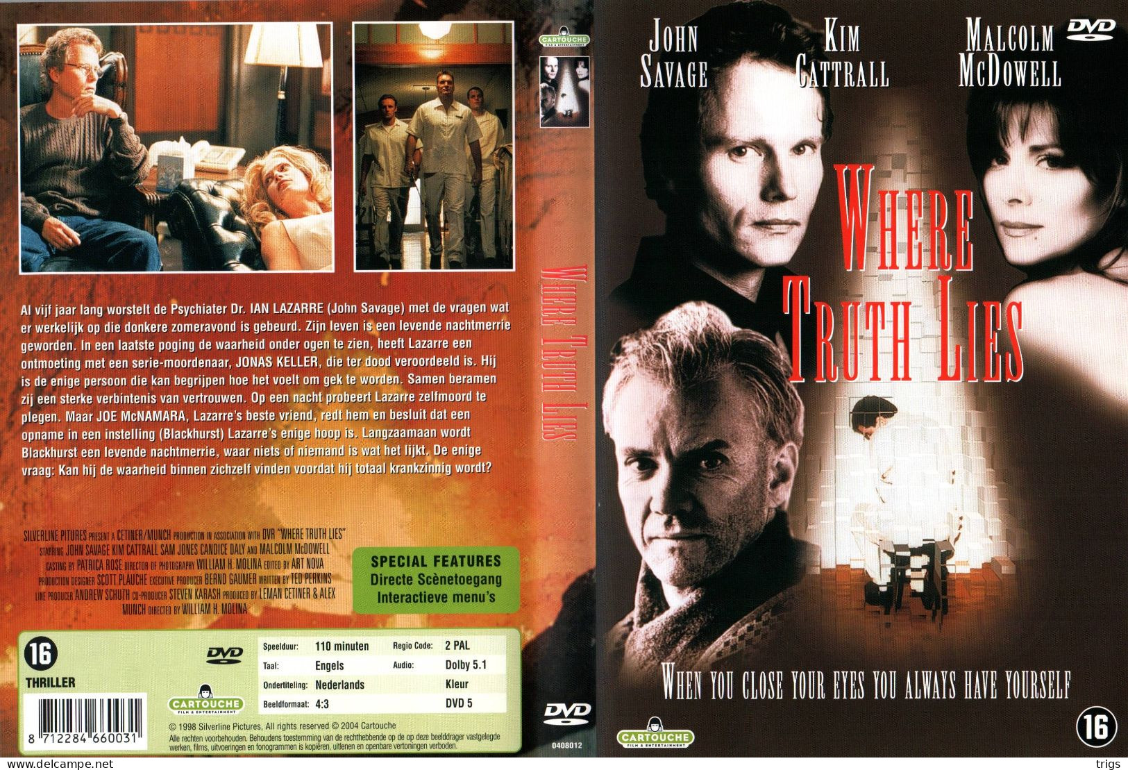 DVD - Where Truth Lies - Krimis & Thriller