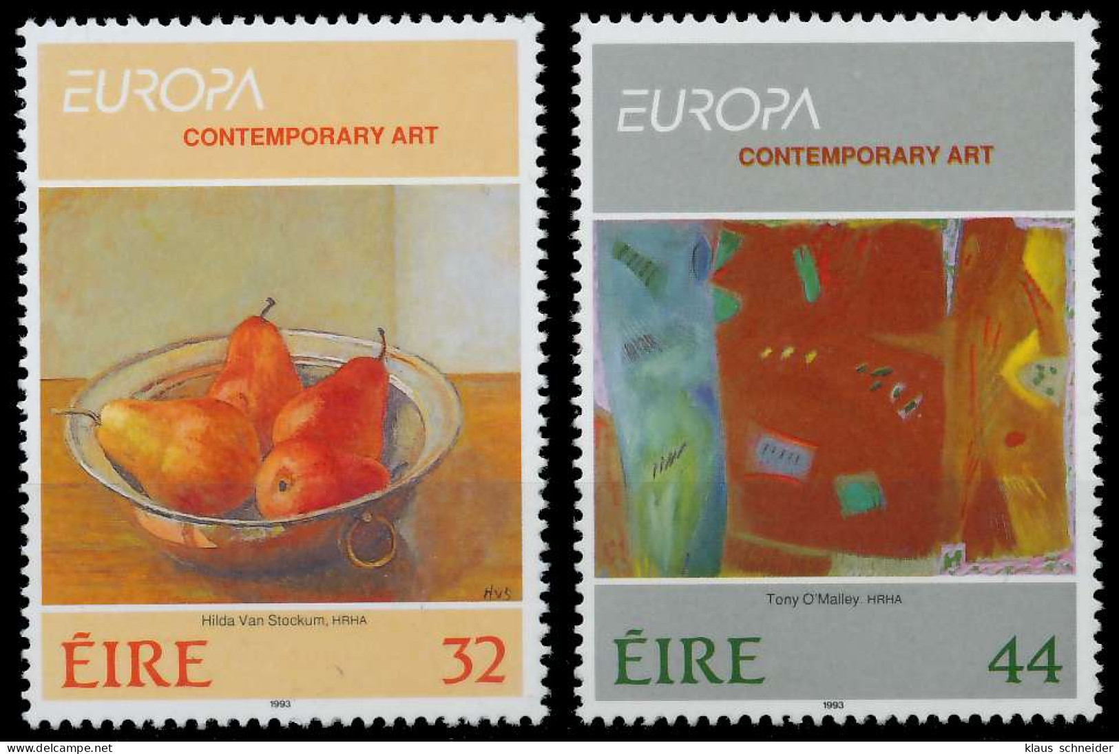 IRLAND 1993 Nr 825-826 Postfrisch S20ABB6 - Unused Stamps