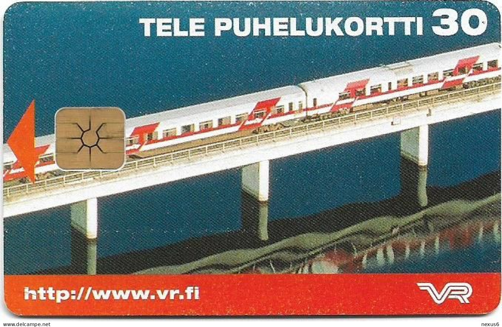 Finland - Sonera (Chip) - D Series - Finnish InterCity Pendolino S 220 - 08.1997, 30Mk, 30.000ex, Used - Finlandia