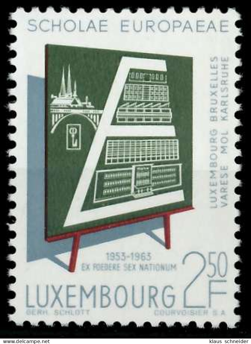 LUXEMBURG 1963 Nr 666 Postfrisch S20E11A - Unused Stamps