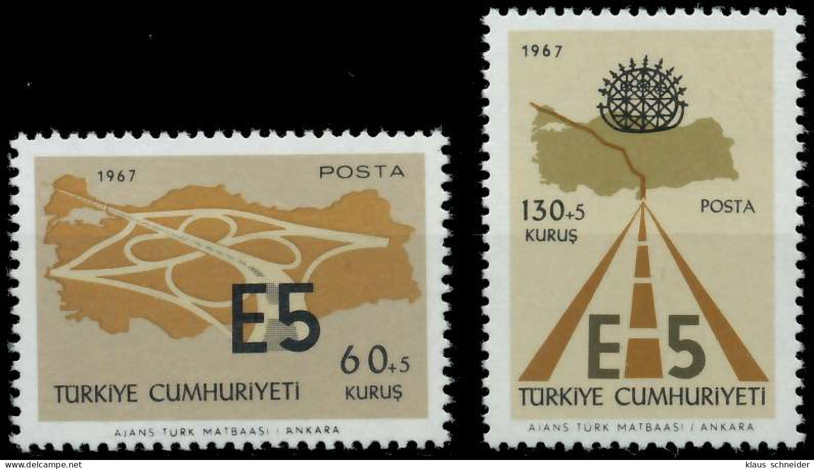 TÜRKEI 1967 Nr 2058-2059 Postfrisch S20E43E - Unused Stamps