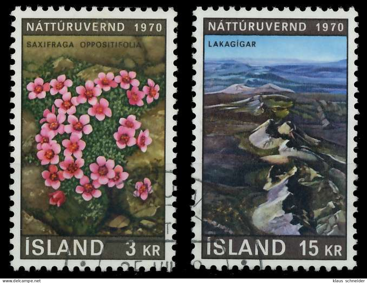ISLAND 1970 Nr 447-448 Gestempelt X5E70CA - Gebruikt