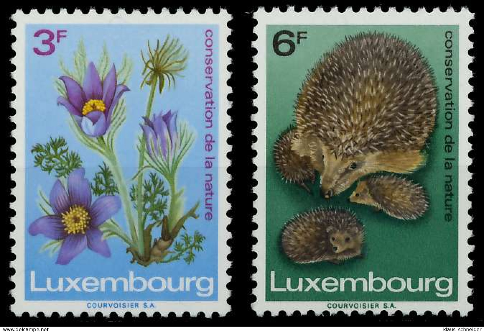 LUXEMBURG 1970 Nr 804-805 Postfrisch S216B92 - Unused Stamps