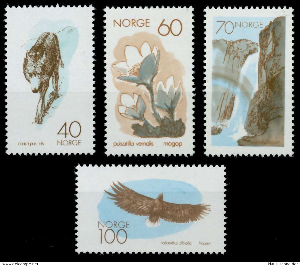 NORWEGEN 1970 Nr 602-605 Postfrisch S216C12 - Neufs