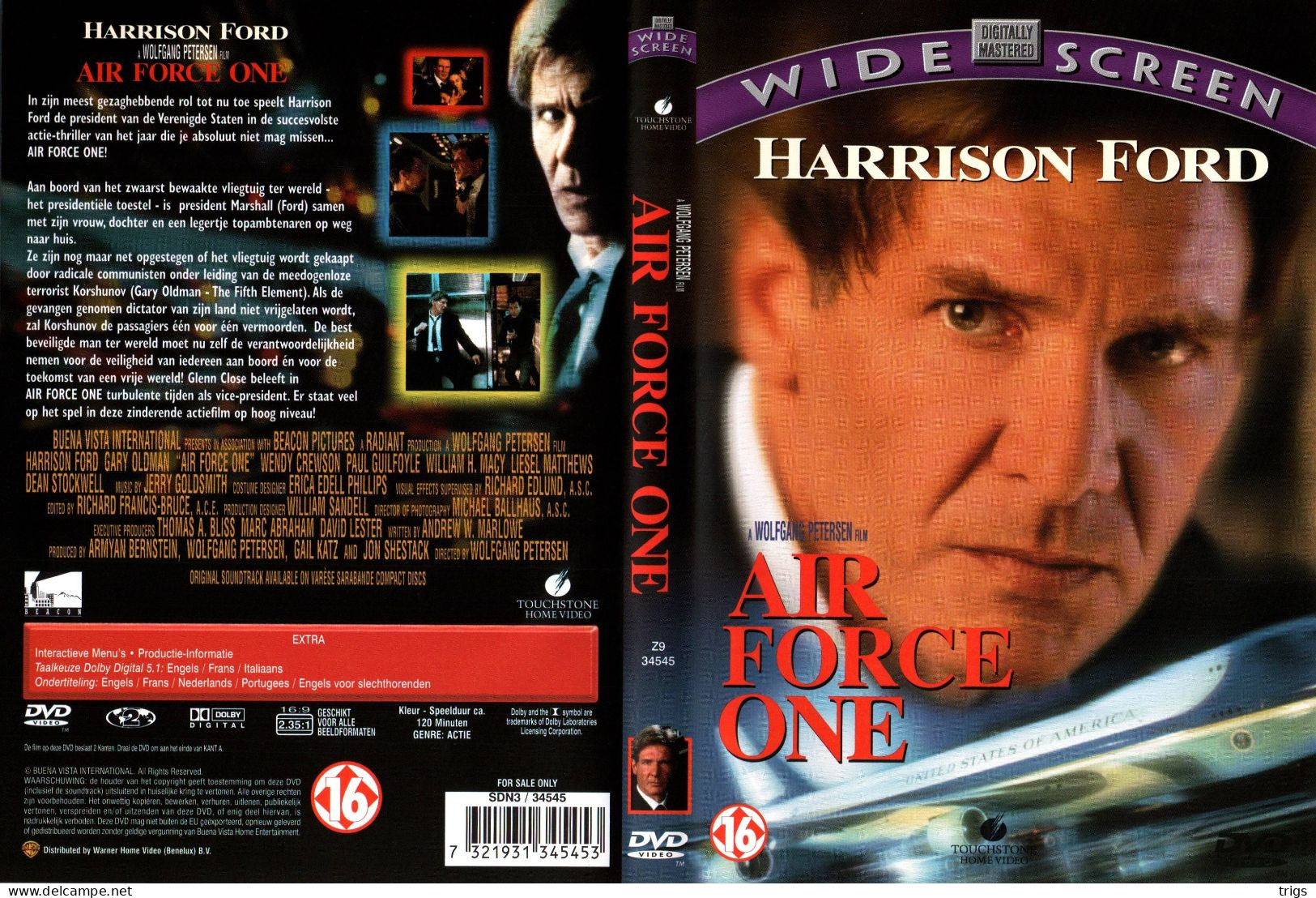 DVD - Air Force One - Acción, Aventura