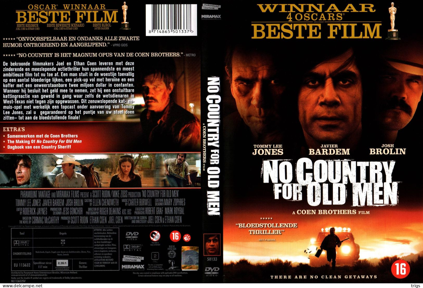 DVD - No Country For Old Men - Polizieschi