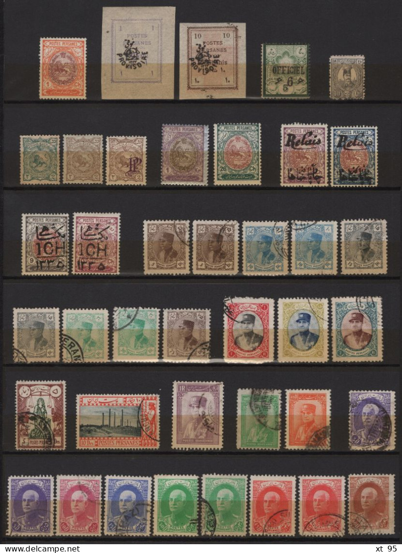 Iran - Petite Collection De +150 Timbres Obliteres Et Quelques Neufs - Voir Scan - Iran