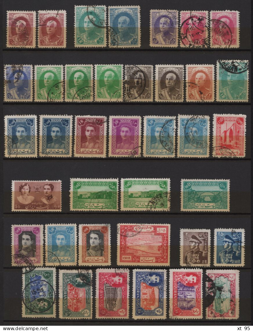 Iran - Petite Collection De +150 Timbres Obliteres Et Quelques Neufs - Voir Scan - Iran