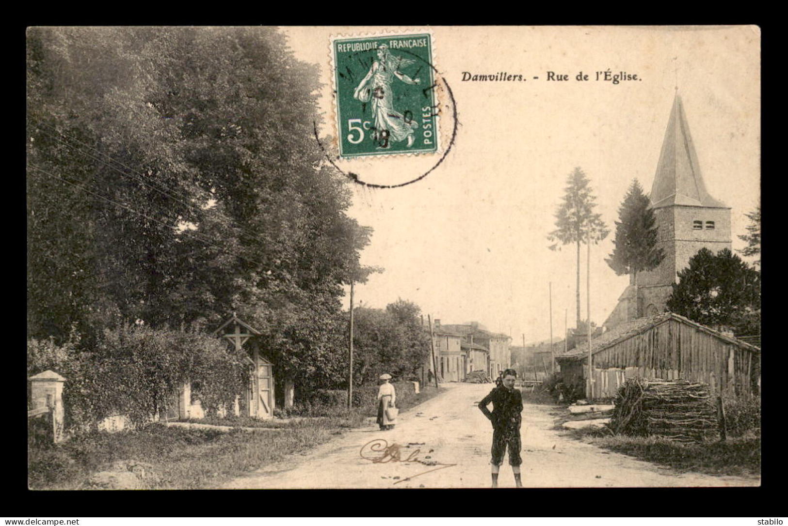 55 - DAMVILLERS - RUE DE L'EGLISE - Damvillers