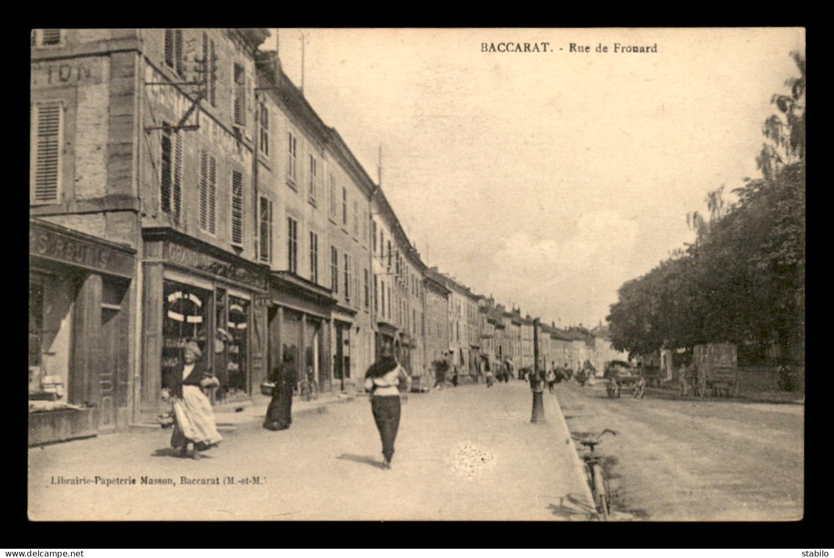 54 - BACCARAT - RUE DE FROUARD - Baccarat