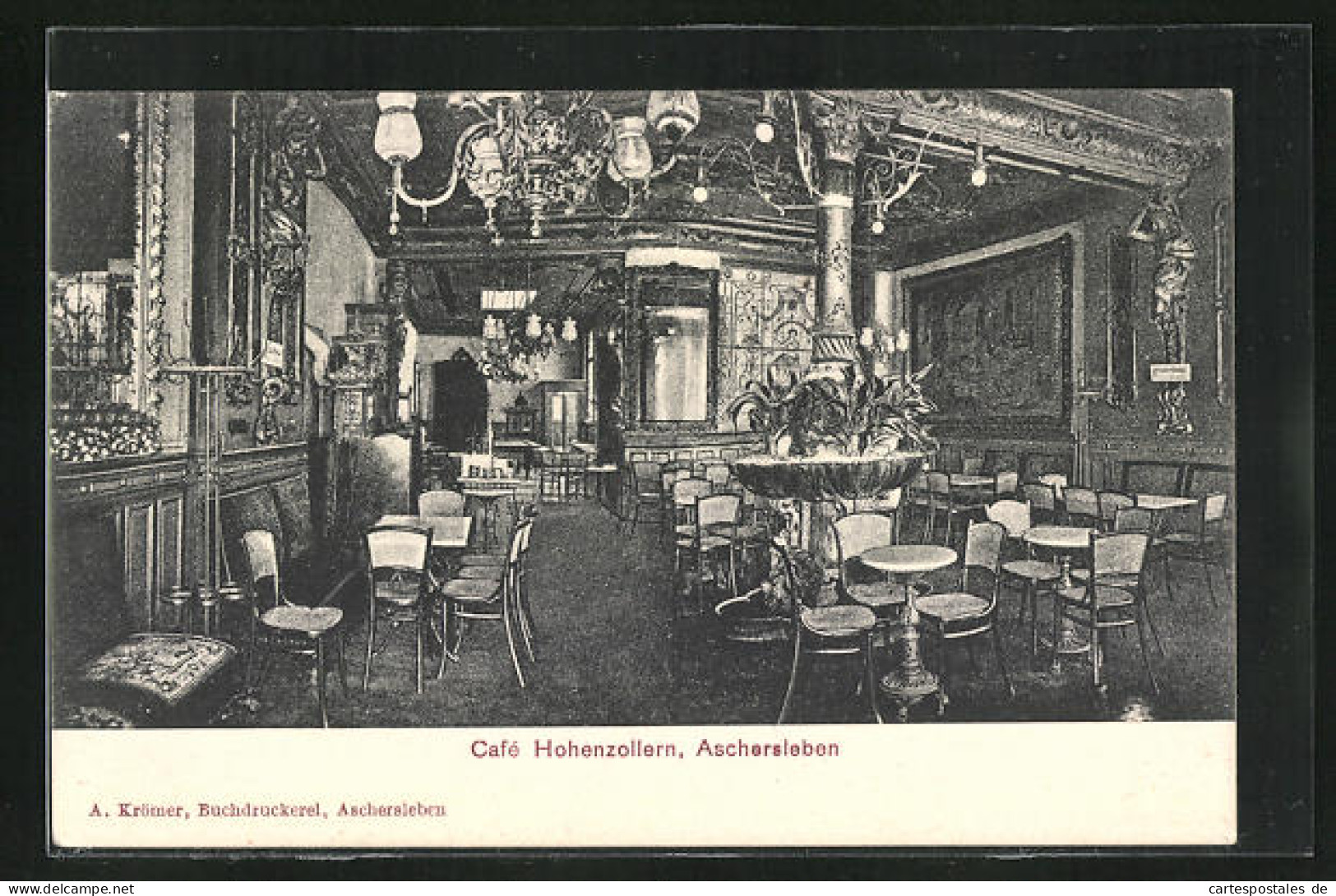 AK Aschersleben, Café Hohenzollern  - Aschersleben