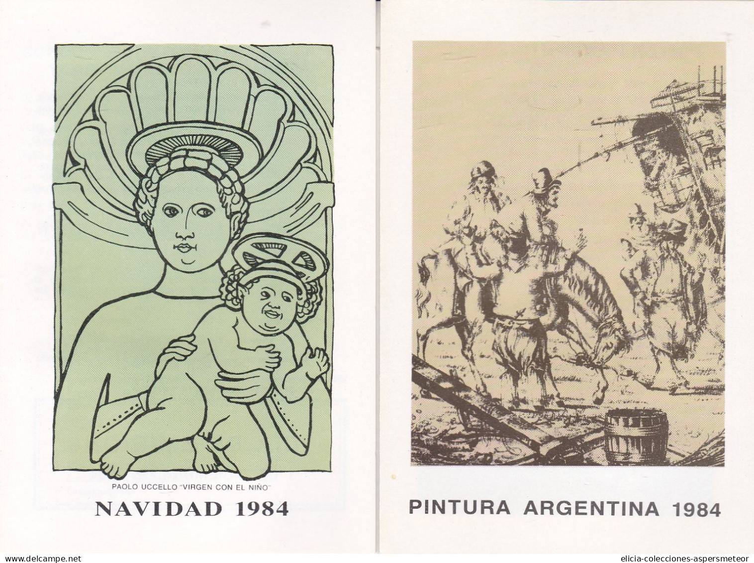 Argentina - 1984 - Booklet - Collection Of Argentine Postage Stamps ENCOTEL - Philatelique Service - Caja 30 - Markenheftchen