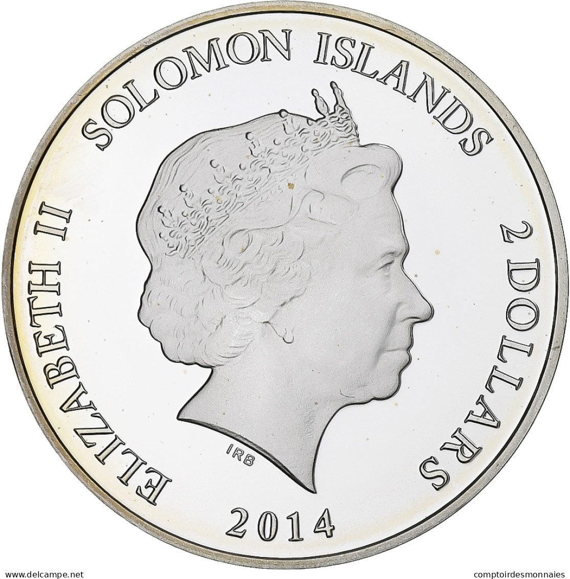 Îles Salomon, Elizabeth II, 2 Dollars, Trois Noisettes Pour Cendrillon, 2014 - Salomon