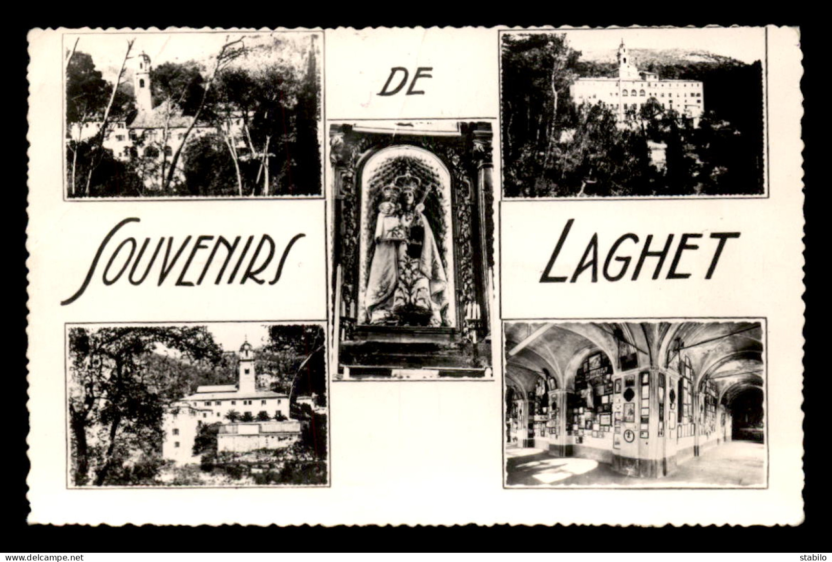 CARTE DE LAGHET (FRANCE) TAXEE AVEC 1 TIMBRE TAXE DE 10 F - CACHET DE GABES DU 22.10.1954 - Tunisia