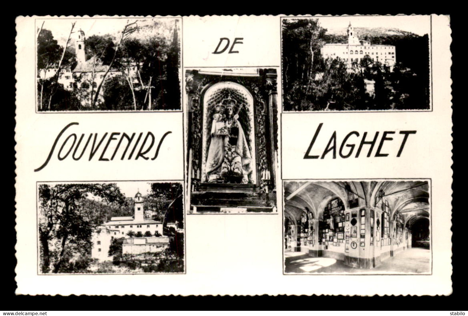 CARTE DE LAGHET (FRANCE) TAXEE AVEC 1 TIMBRE TAXE DE 10 F - CACHET DE GABES DU 22.10.1954 - Tunisia (1956-...)