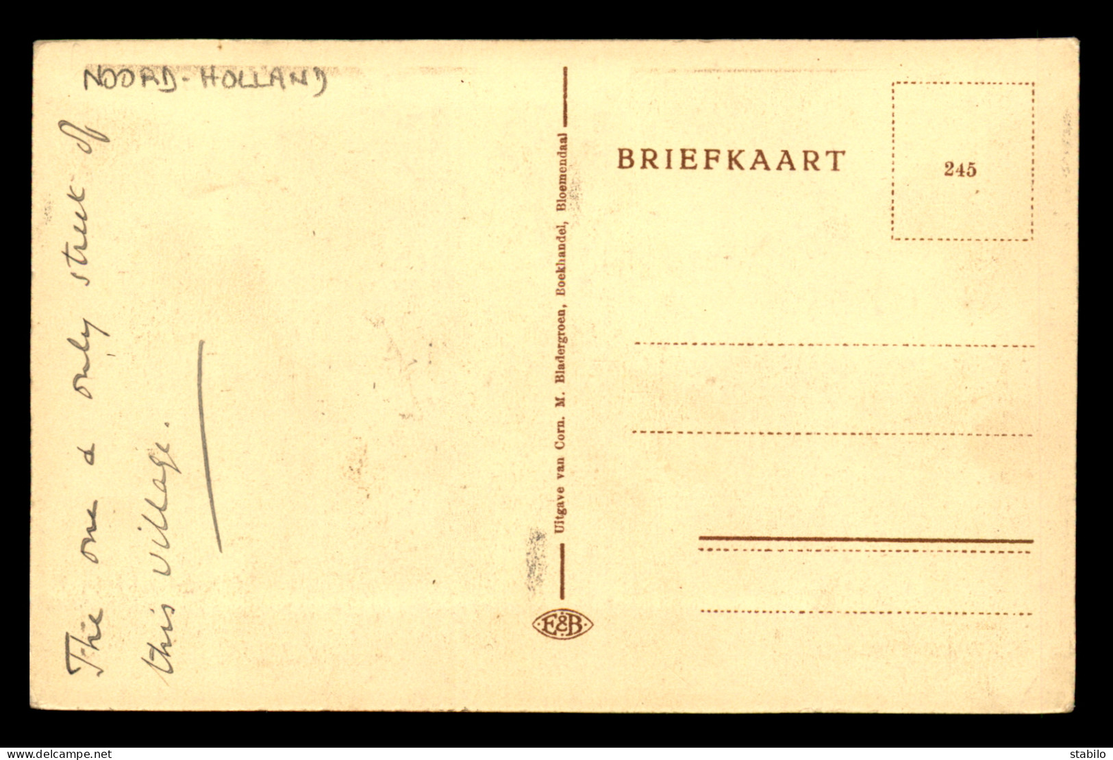 PAYSBAS - BLOEMENDAAL - BLOEMENDAALSCHEWEG - Bloemendaal