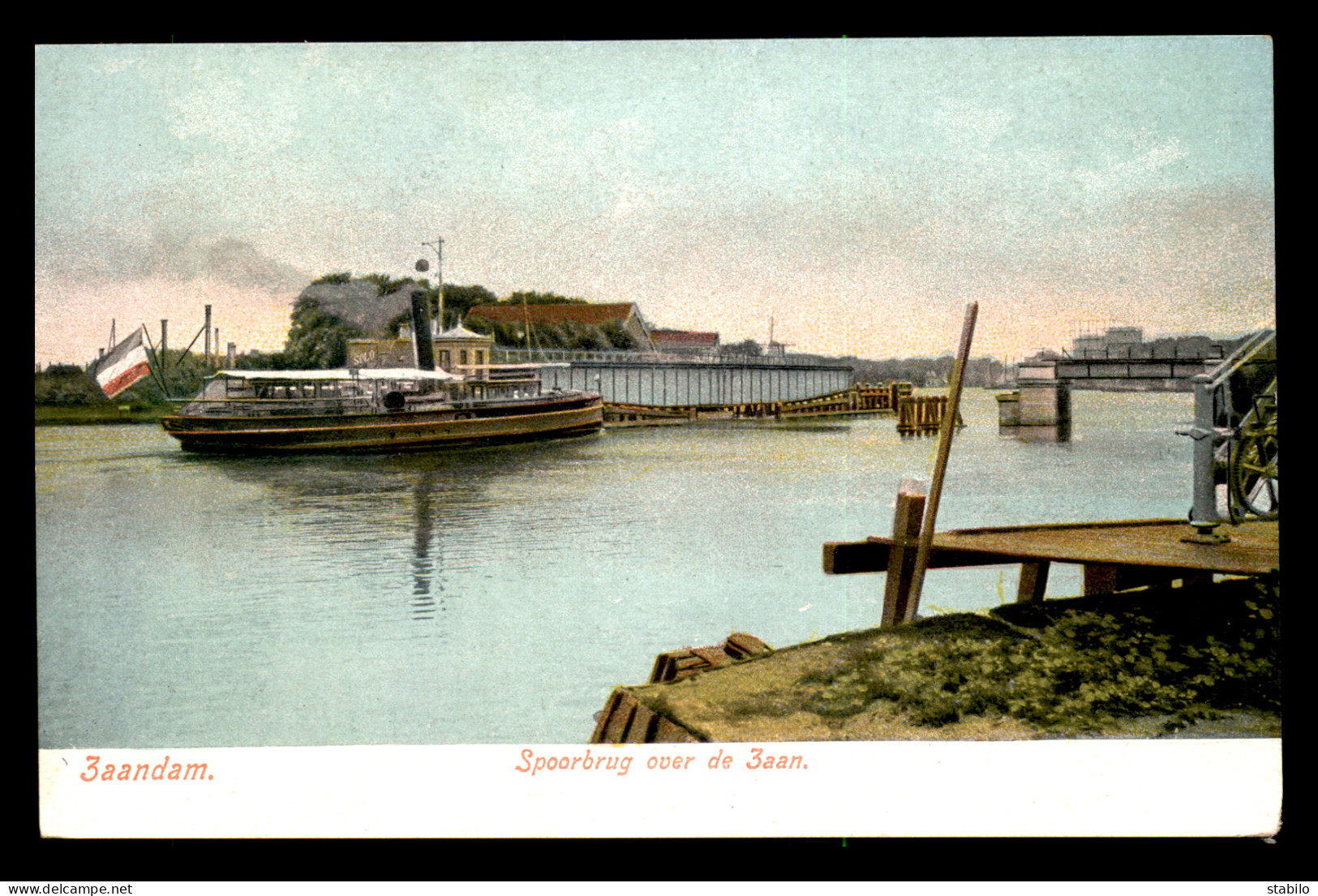 PAYSBAS - ZAANDAM - SPOORBRUG OVER DE ZAAN - Zaandam