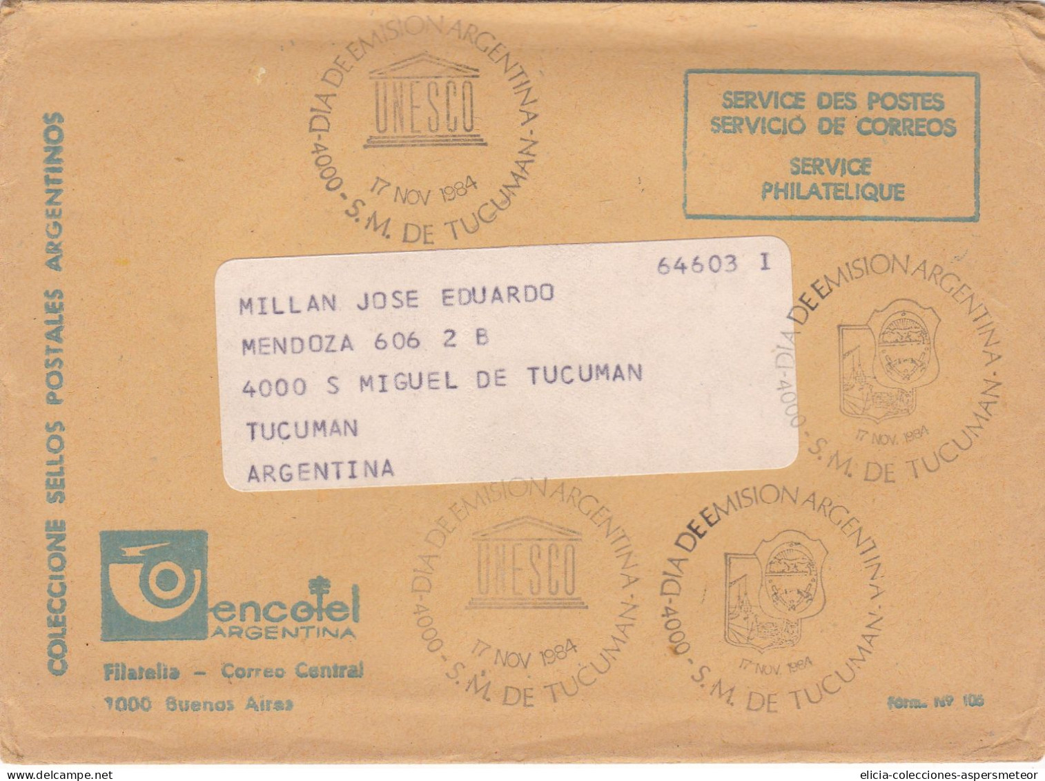 Argentina - 1984 - Booklet - Collection Of Argentine Postage Stamps ENCOTEL - Philatelique Service - Caja 30 - Booklets