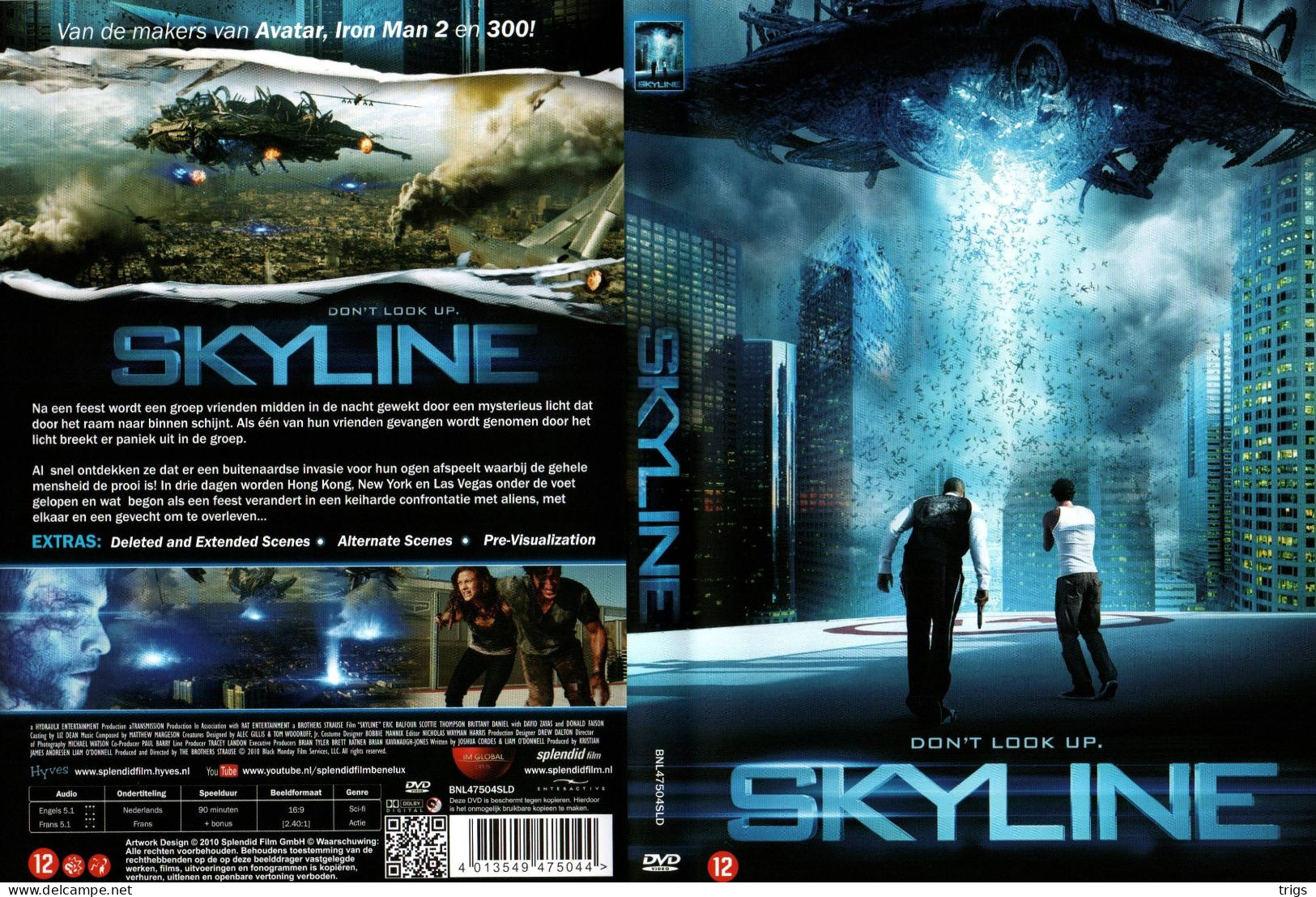 DVD - Skyline - Ciencia Ficción Y Fantasía