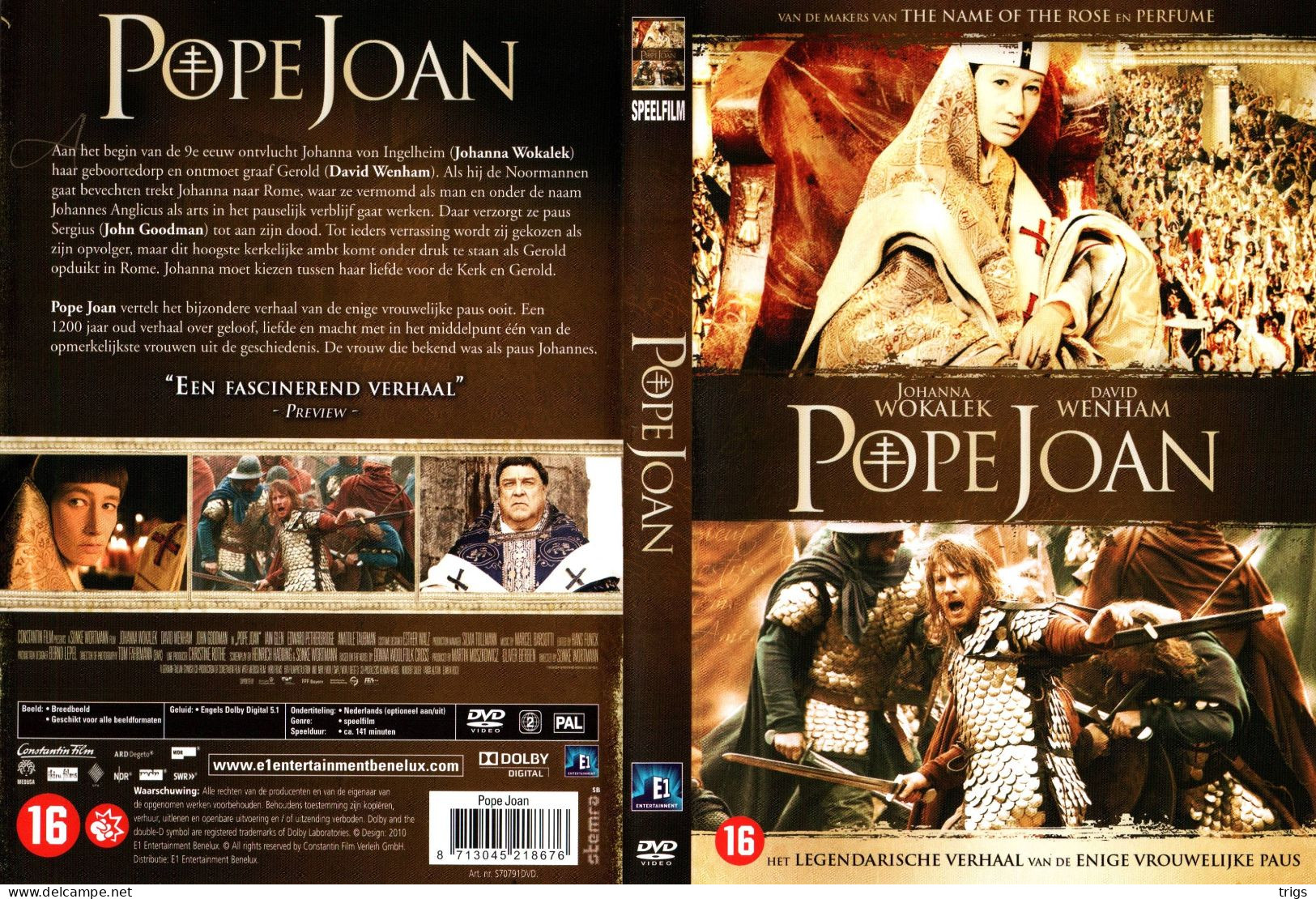 DVD - Pope Joan - Dramma
