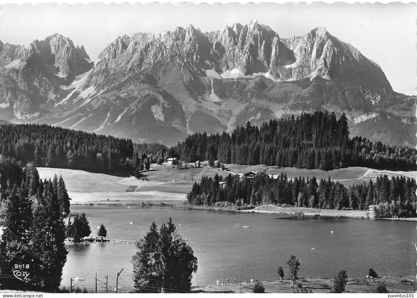 CPSM SCHWARZ-SEE MIT WILDEM KAISER. KITZBÜHEL TIROL       L2843 - Kitzbühel