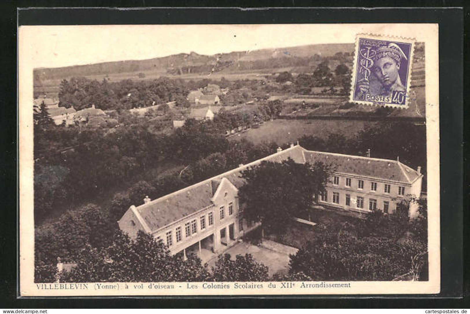 CPA Villeblevin, Les Colonies Scolaires Du XIIe Arrondissement  - Villeblevin