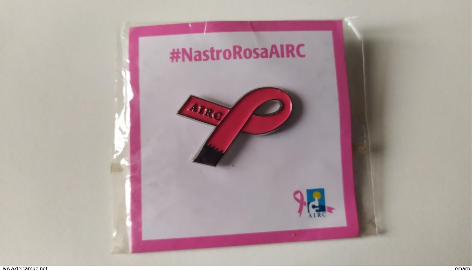 Pin050 Nastro Rosa AIRC Lotta Contro Cancro Cancer Fight Pink Ribbon - Associazioni