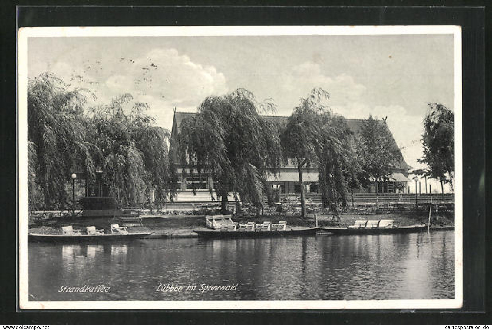 AK Lübben Im Spreewald, SItzgelegenheiten Am Ufer Zum Strandkaffee  - Luebben (Spreewald)