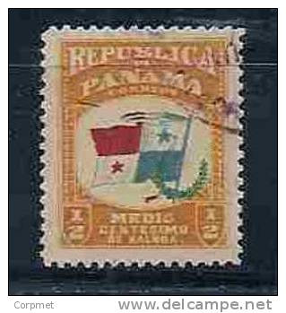 FLAGS - PANAMA - Variety BLUE Printed Both Sides - Yvert # 89 - Scott # 185 - SG # 417 - VF USED - Briefmarken