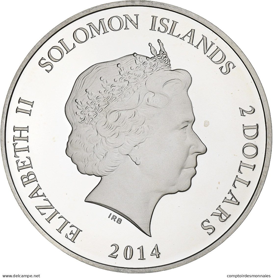 Îles Salomon, Elizabeth II, 2 Dollars, Trois Noisettes Pour Cendrillon, 2014 - Islas Salomón