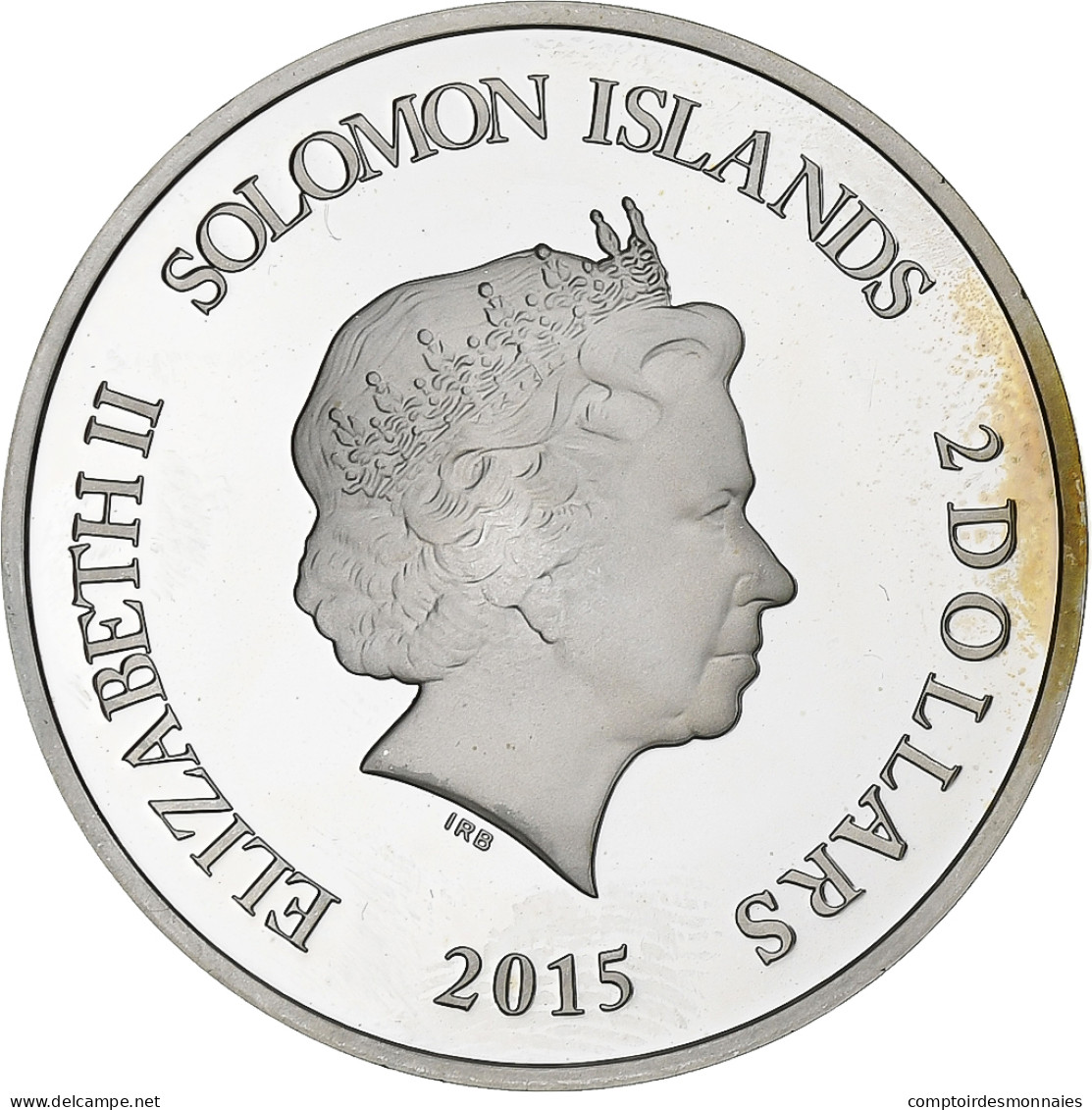 Îles Salomon, Elizabeth II, 2 Dollars, La Princesse Au Petit Pois, 2015, BE - Salomonen