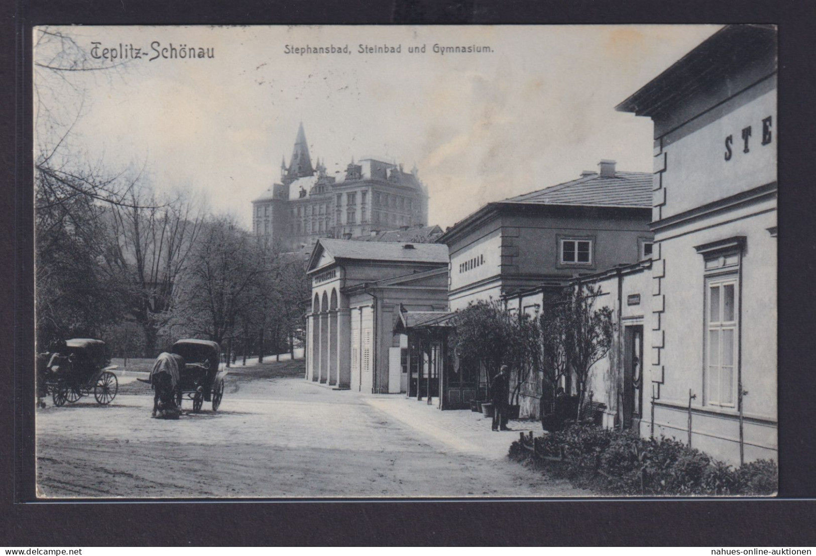 Ansichtskarte Teplitz Schönau Teplice Sudetenland Böhmen Tschechien Stephansbad - Sudeten