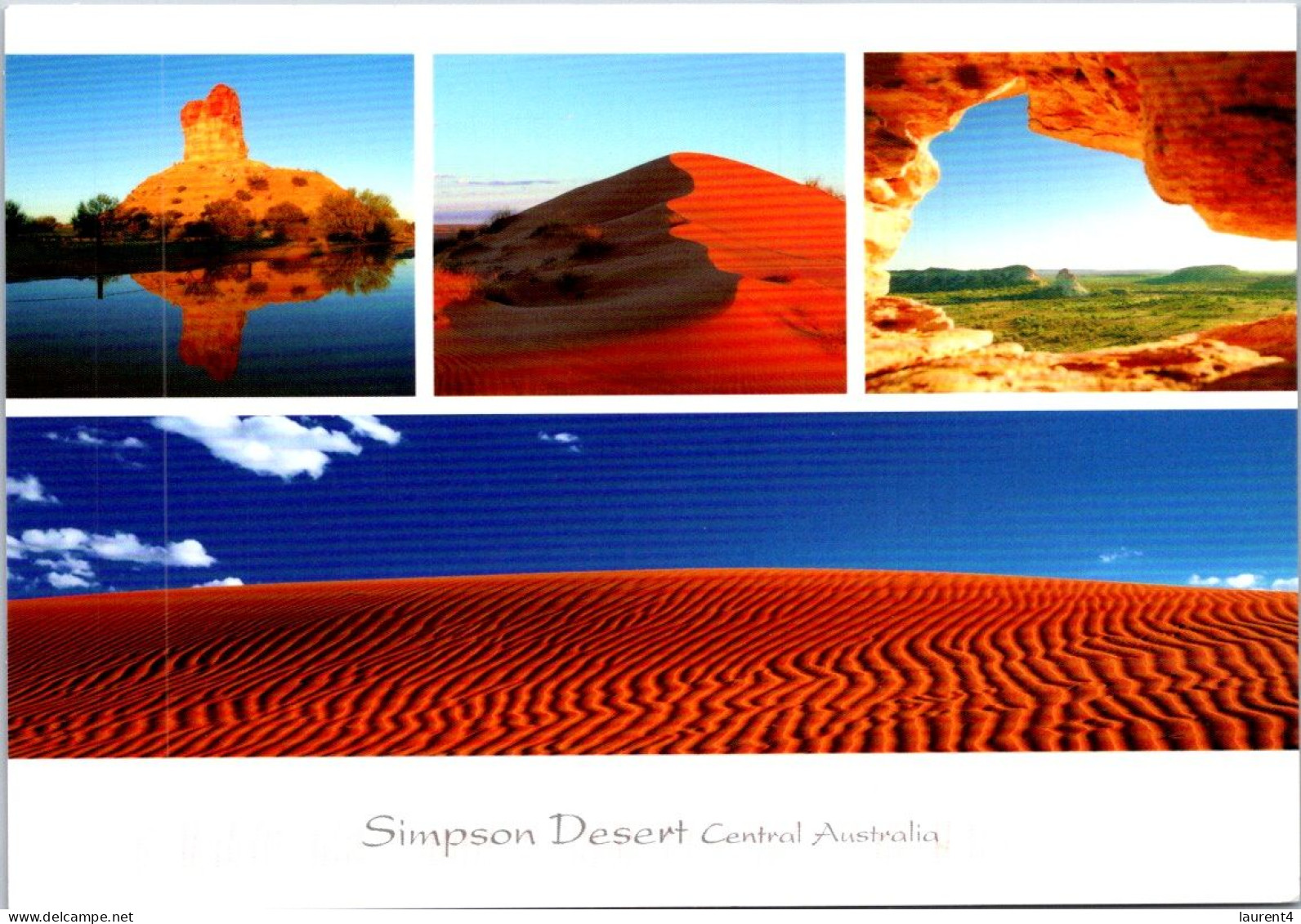 12-4-2024 (1 Z 41) Australia (posted To France With Int. Stamp) NT - Simpson Desert - Unclassified
